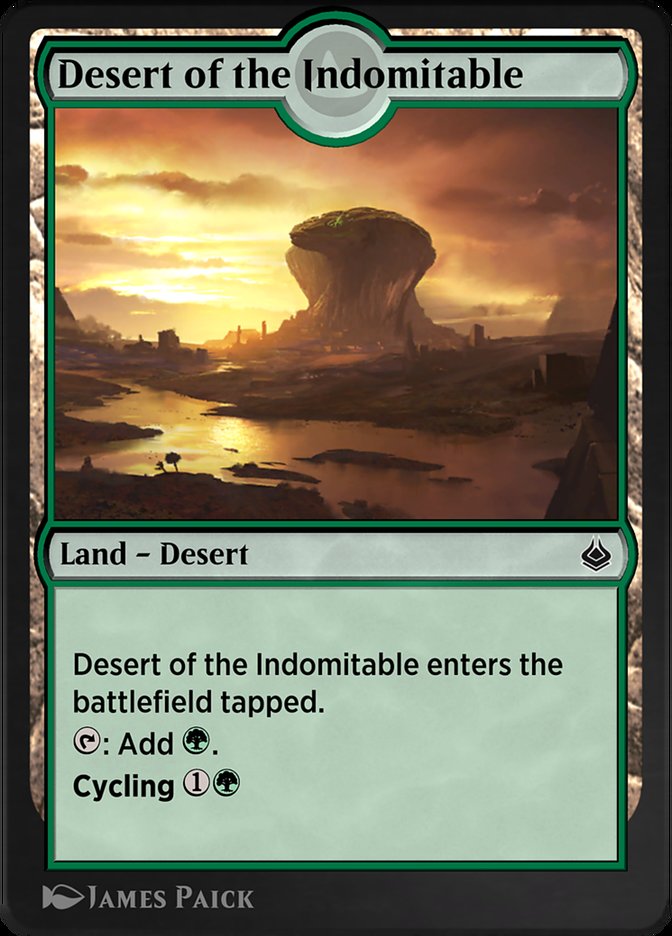 Desert of the Indomitable