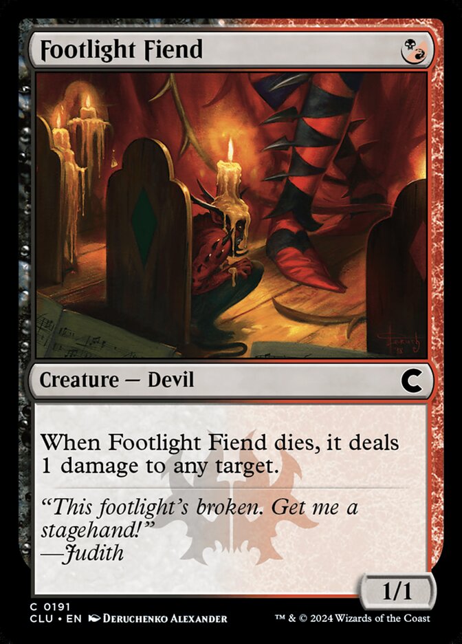 Footlight Fiend