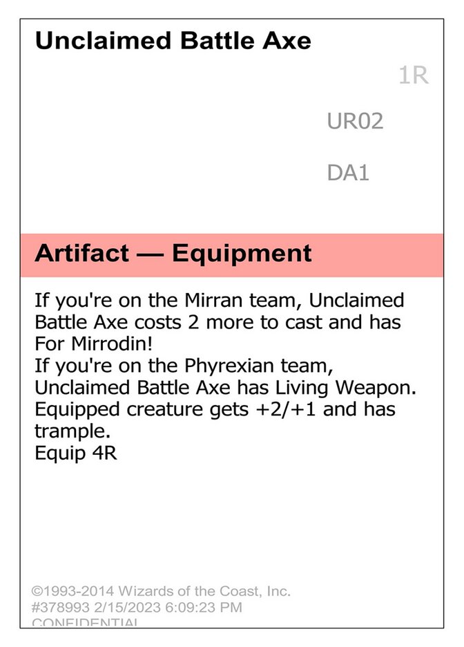 Unclaimed Battle Axe