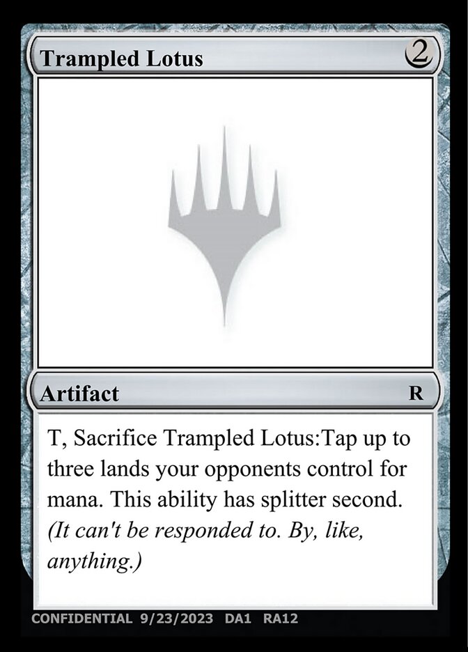 Trampled Lotus