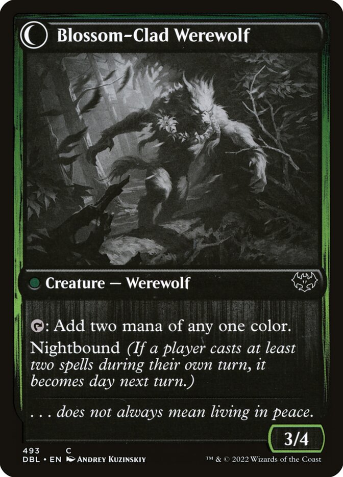 Blossom-Clad Werewolf