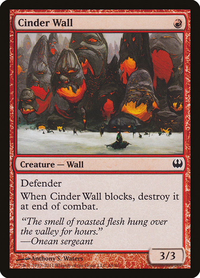 Cinder Wall