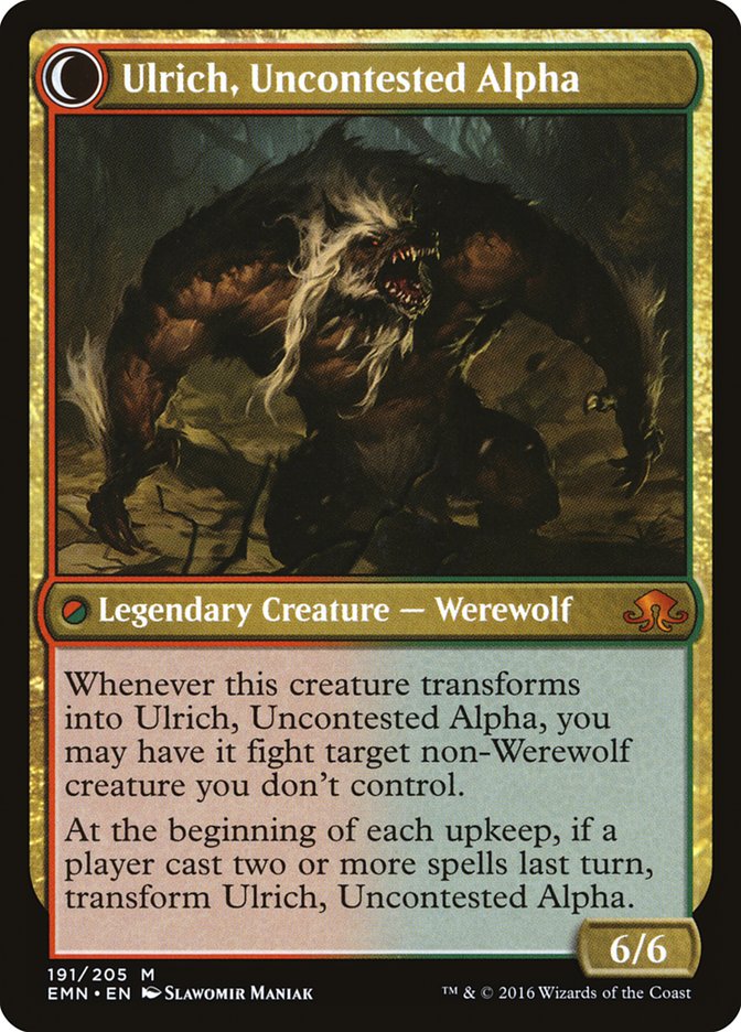 Ulrich, Uncontested Alpha