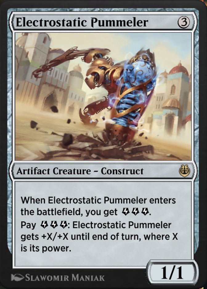 Electrostatic Pummeler