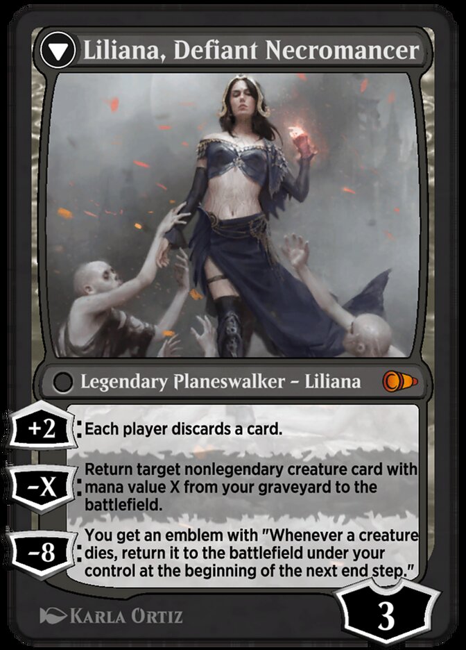Liliana, Defiant Necromancer