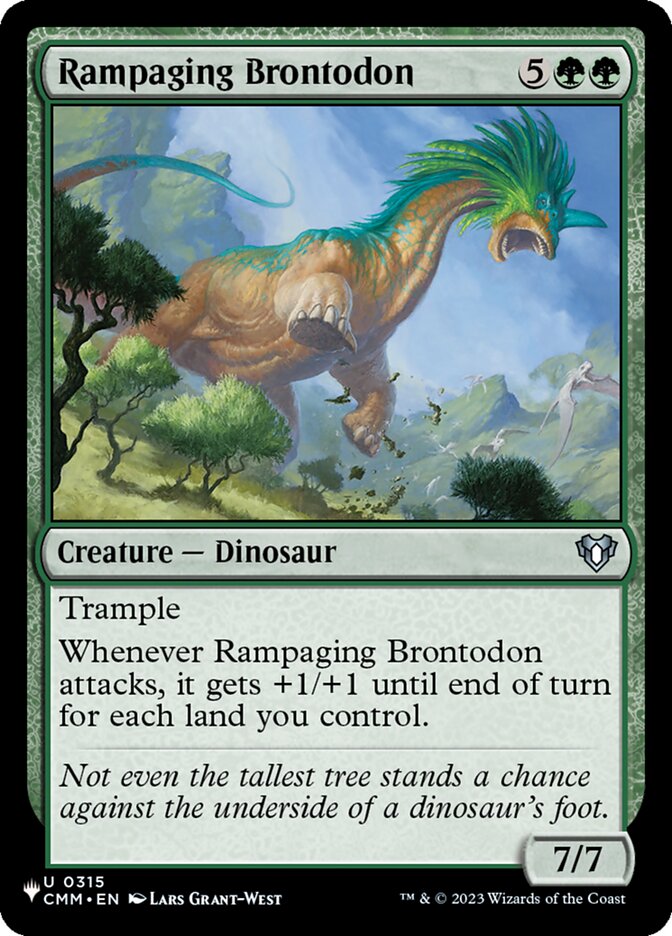 Rampaging Brontodon