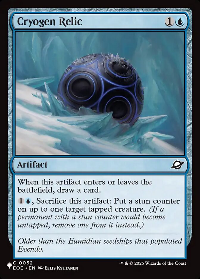 Cryogen Relic