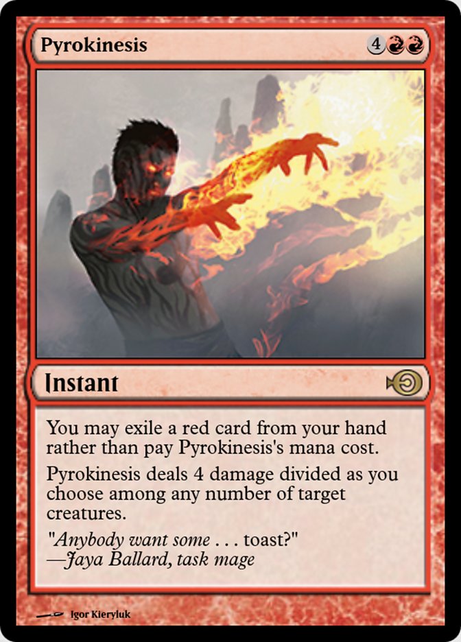 Pyrokinesis