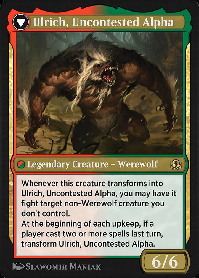 Ulrich, Uncontested Alpha