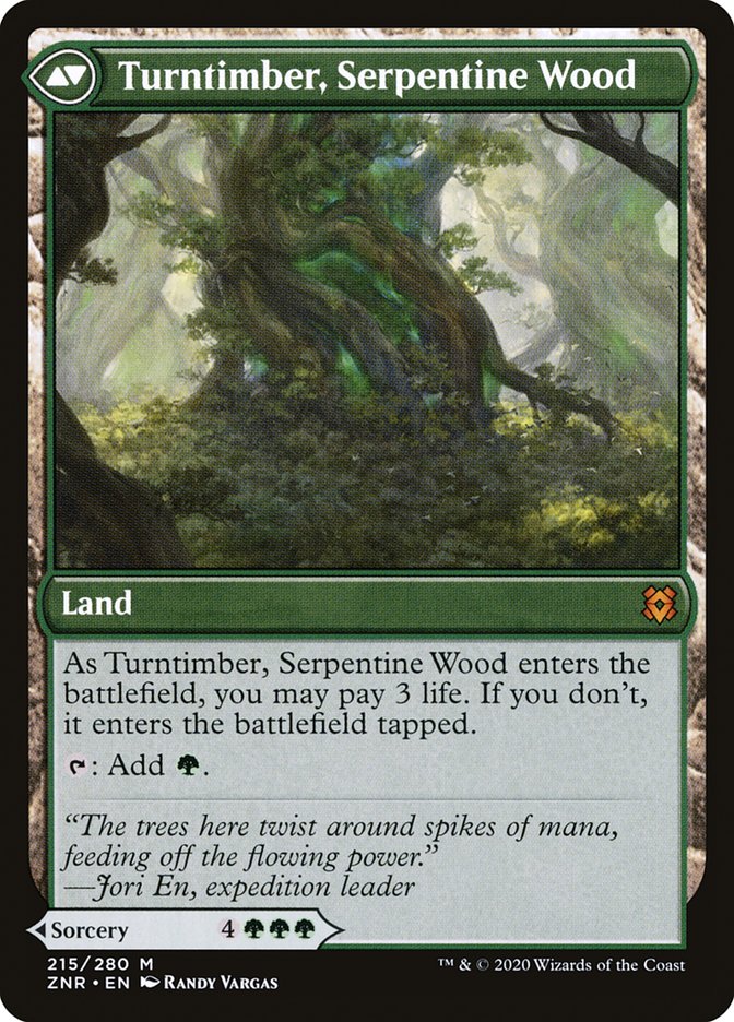 Turntimber, Serpentine Wood