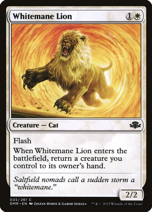 Whitemane Lion