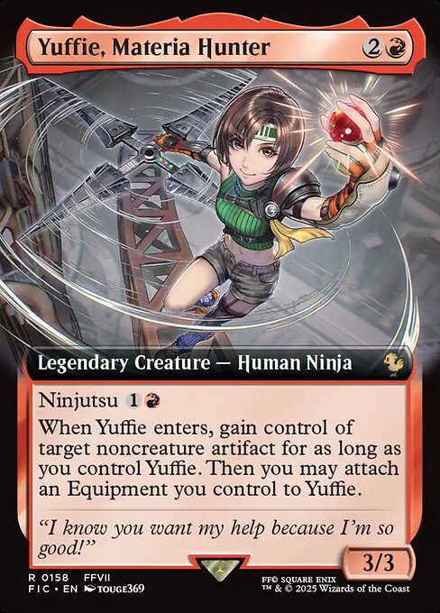 パ*ン様 MTG マテリアハンター、ユフィ エボンの信奉者、エリンダ　日本語　拡 カード詳細：マテリアハンター、ユフィ
