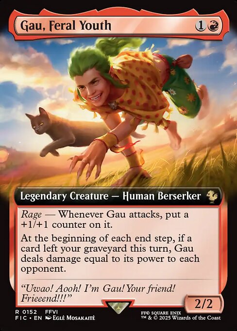 マジック：ザ・ギャザリング 野生児、ガウ MTG 野生児、ガウ 英語 サージfoil FF Ⅵ - メルカリ