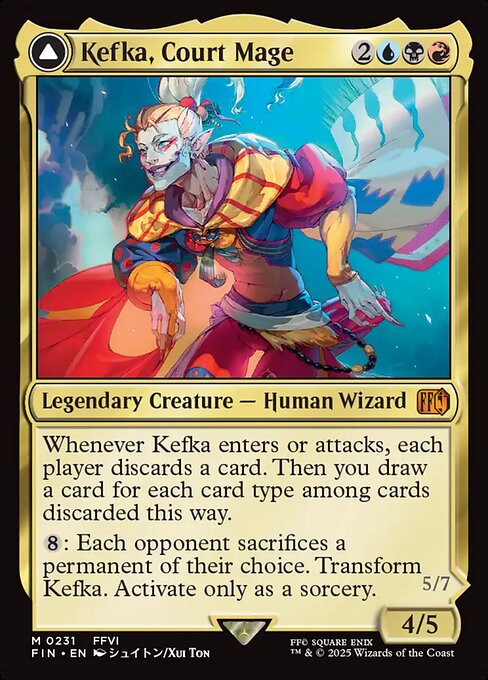 人造魔導士、ケフカ