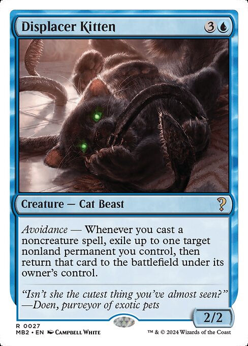 Displacer Kitten