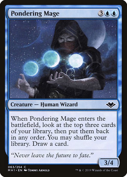 思案する魔道士