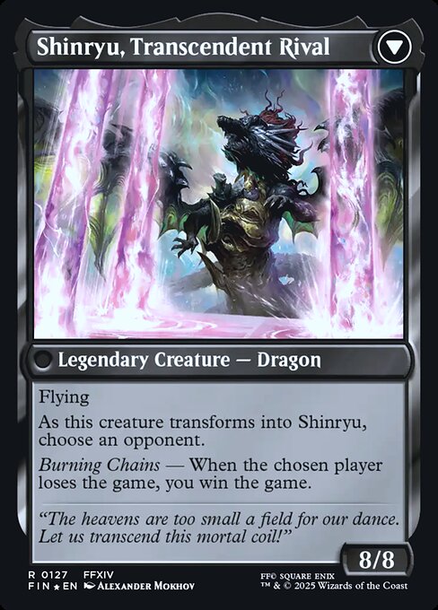 Shinryu, Transcendent Rival