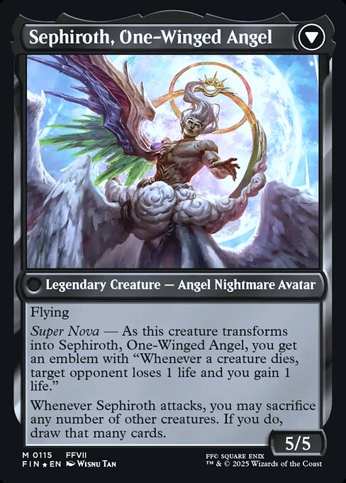 Sephiroth, One-Winged Angel