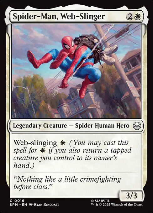 ウェブスリンガー、スパイダーマン