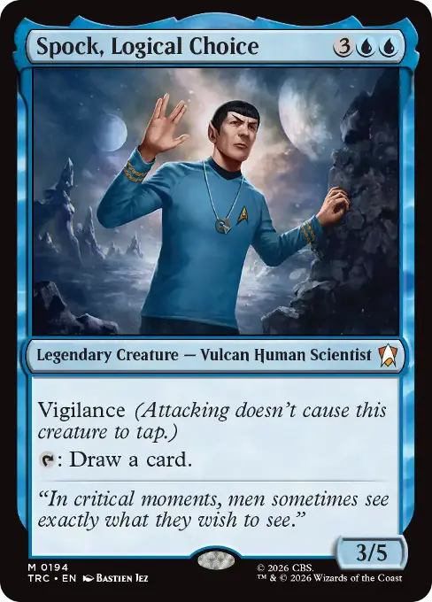Spock, Logical Choice