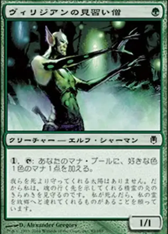 ヴィリジアンの見習い僧