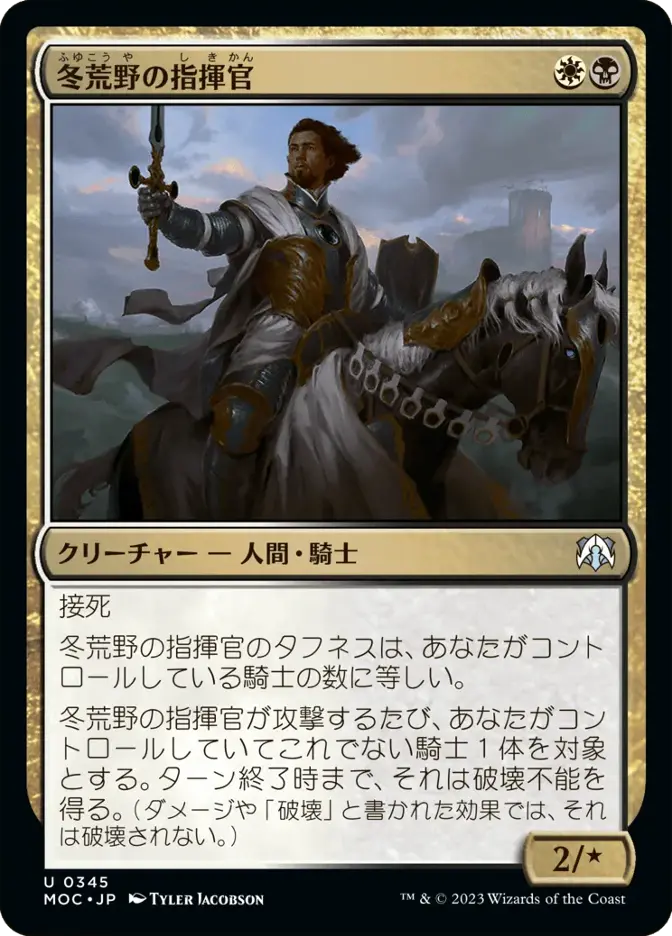 冬荒野の指揮官