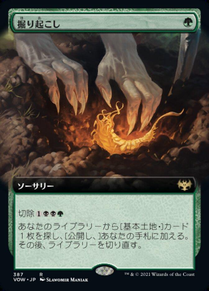 掘り起こし