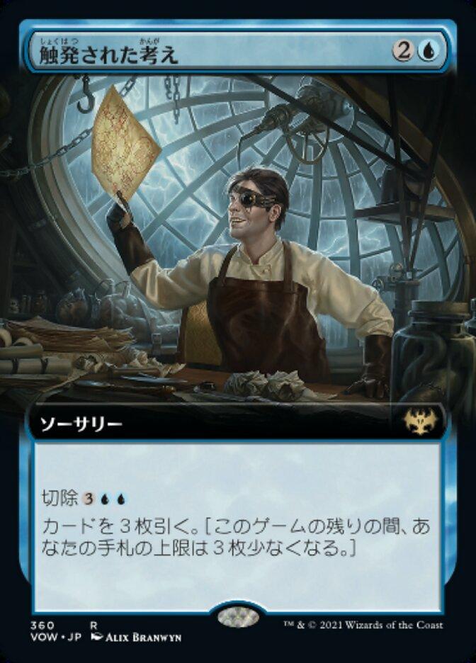 触発された考え