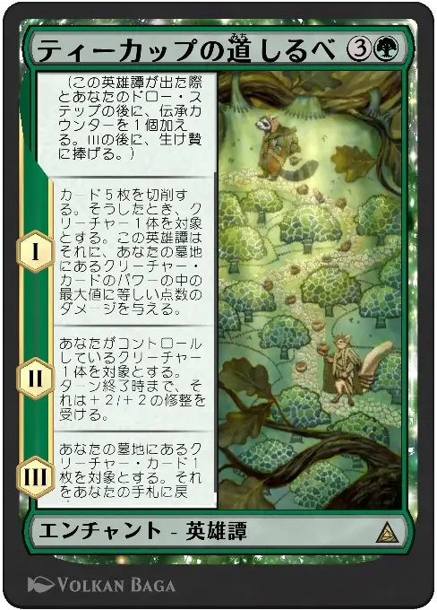 ティーカップの道しるべ