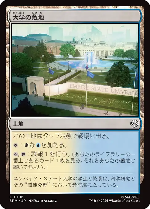 大学の敷地